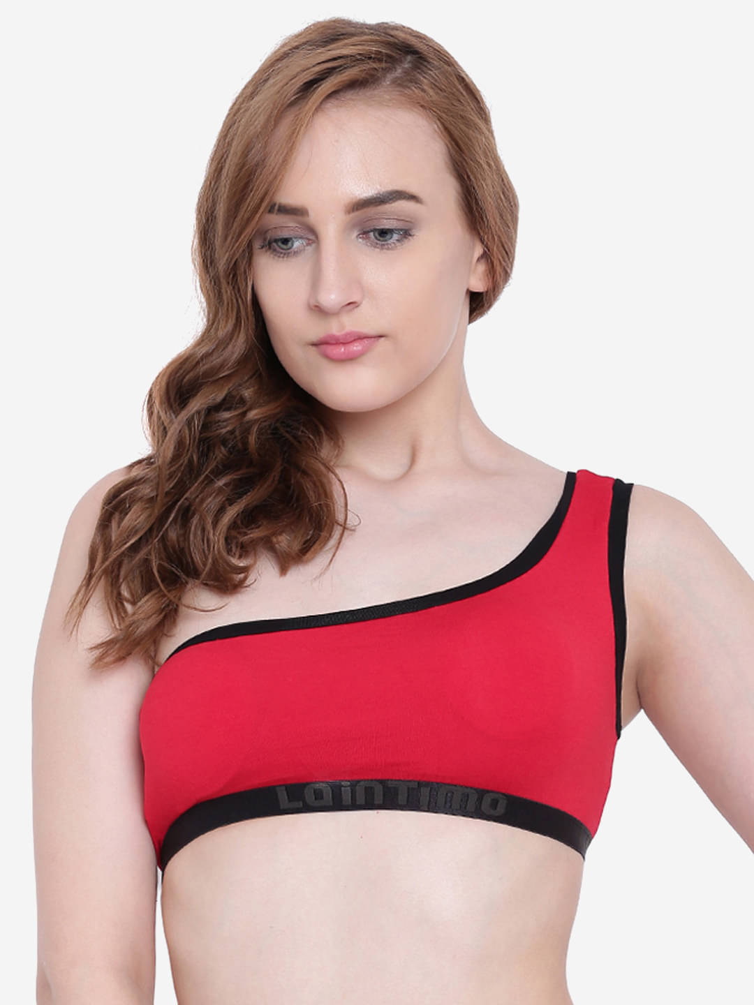 La Intimo Pack of 1 Modal Lightly Padded Bralette Bra For Women ( Red ) La Intimo Pack of 1 Modal Lightly Padded Bralette Bra For Women ( Red )