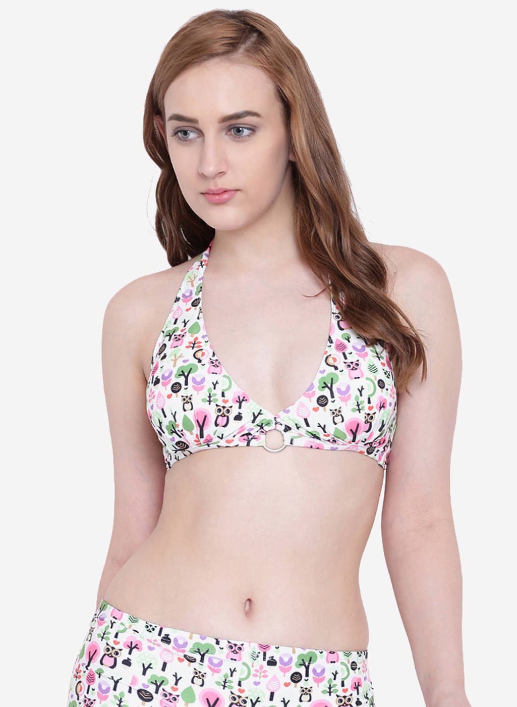 La Intimo Pack of 1 Polyester Lightly Padded Bralette Bra For Women ( Multicolor4 ) La Intimo Pack of 1 Polyester Lightly Padded Bralette Bra For Women ( Multicolor4 )