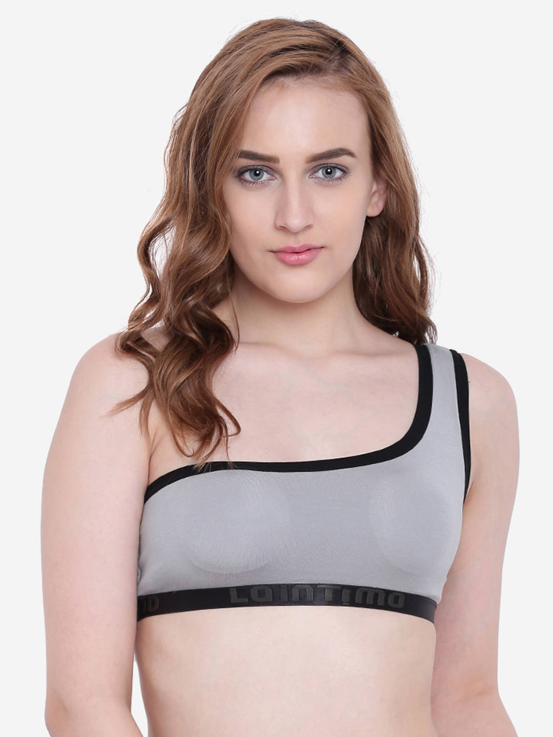     			La Intimo Pack of 1 Modal Lightly Padded Bralette Bra For Women ( Grey Melange )