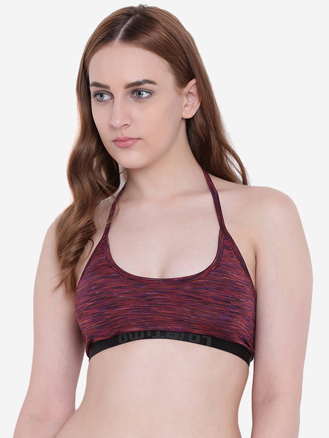     			La Intimo Pack of 1 Polyester Lightly Padded Bralette Bra For Women ( Red )