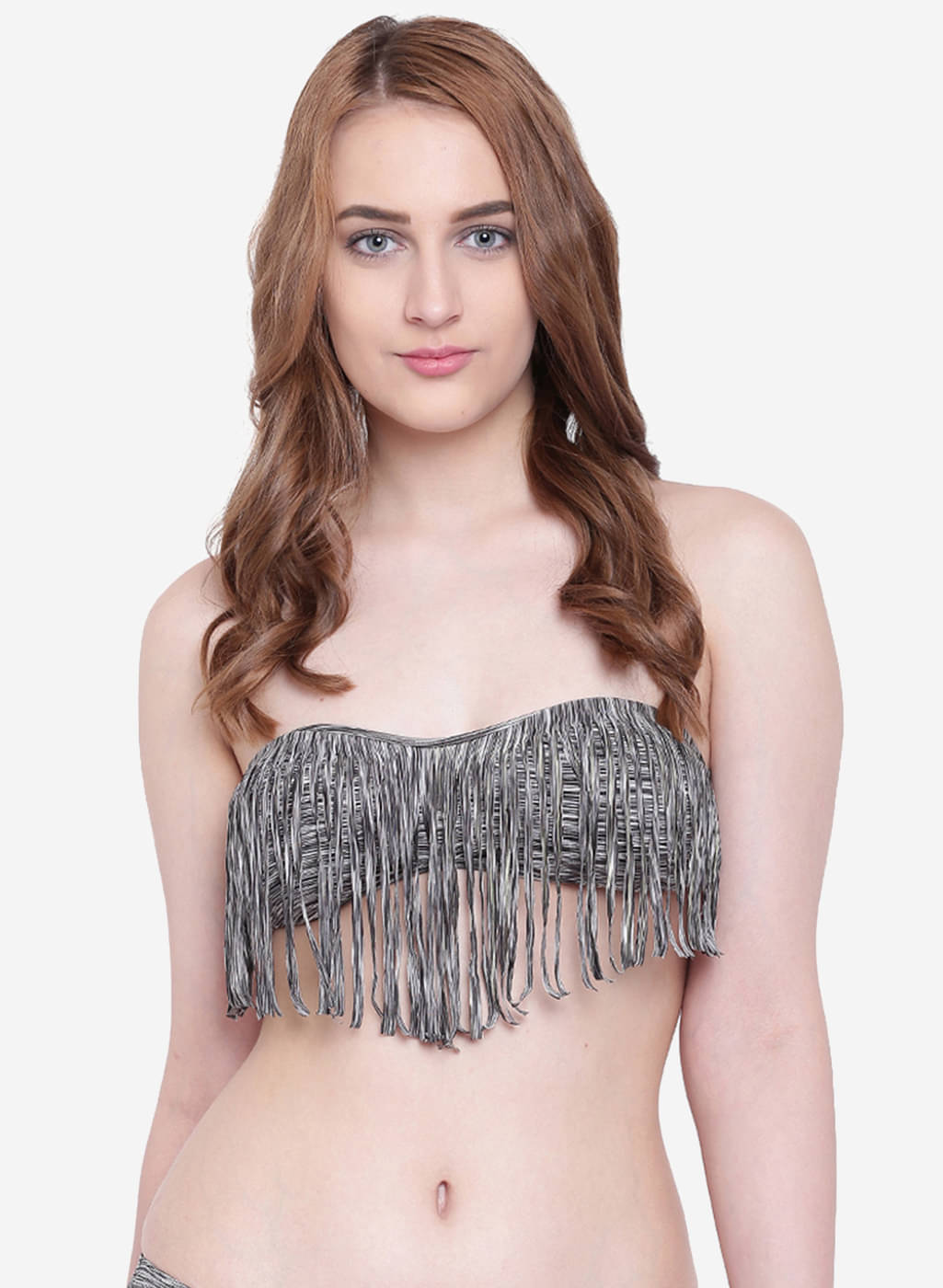 La Intimo Pack of 1 Polyester Lightly Padded Tube Bra For Women ( Grey Melange ) La Intimo Pack of 1 Polyester Lightly Padded Tube Bra For Women ( Grey Melange )