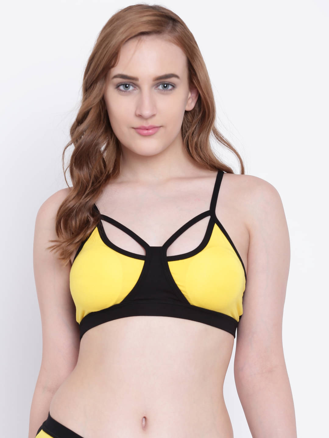     			La Intimo Pack of 1 Modal Lightly Padded Bralette Bra For Women ( Yellow )