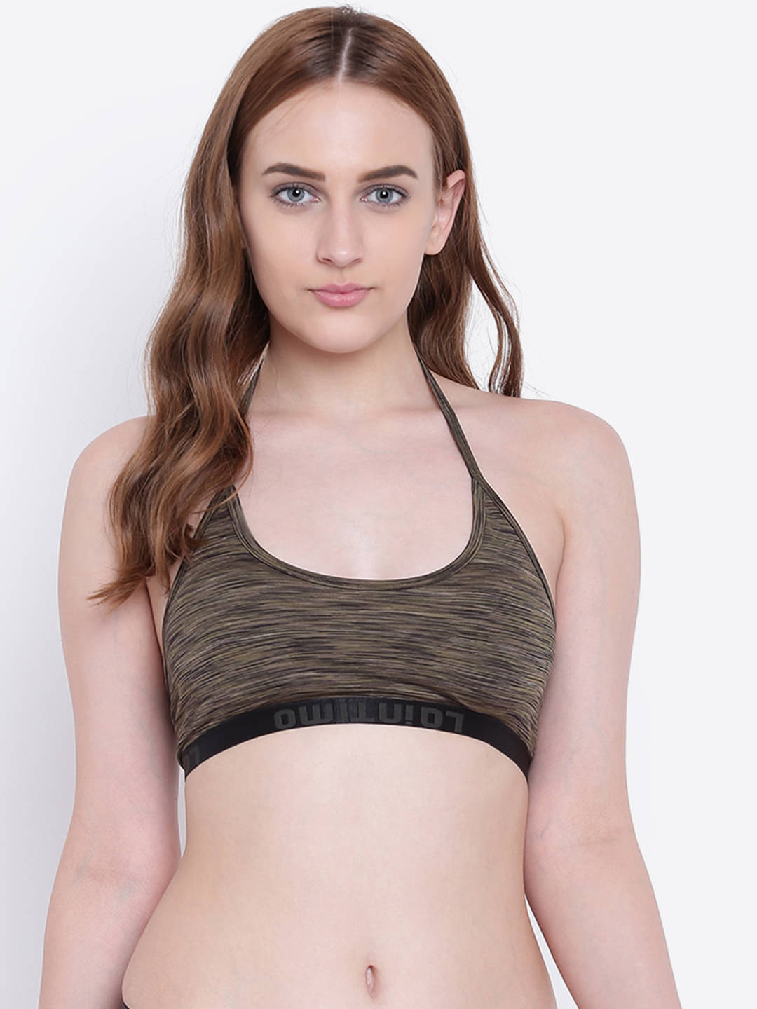     			La Intimo Pack of 1 Polyester Lightly Padded Bralette Bra For Women ( Olive )