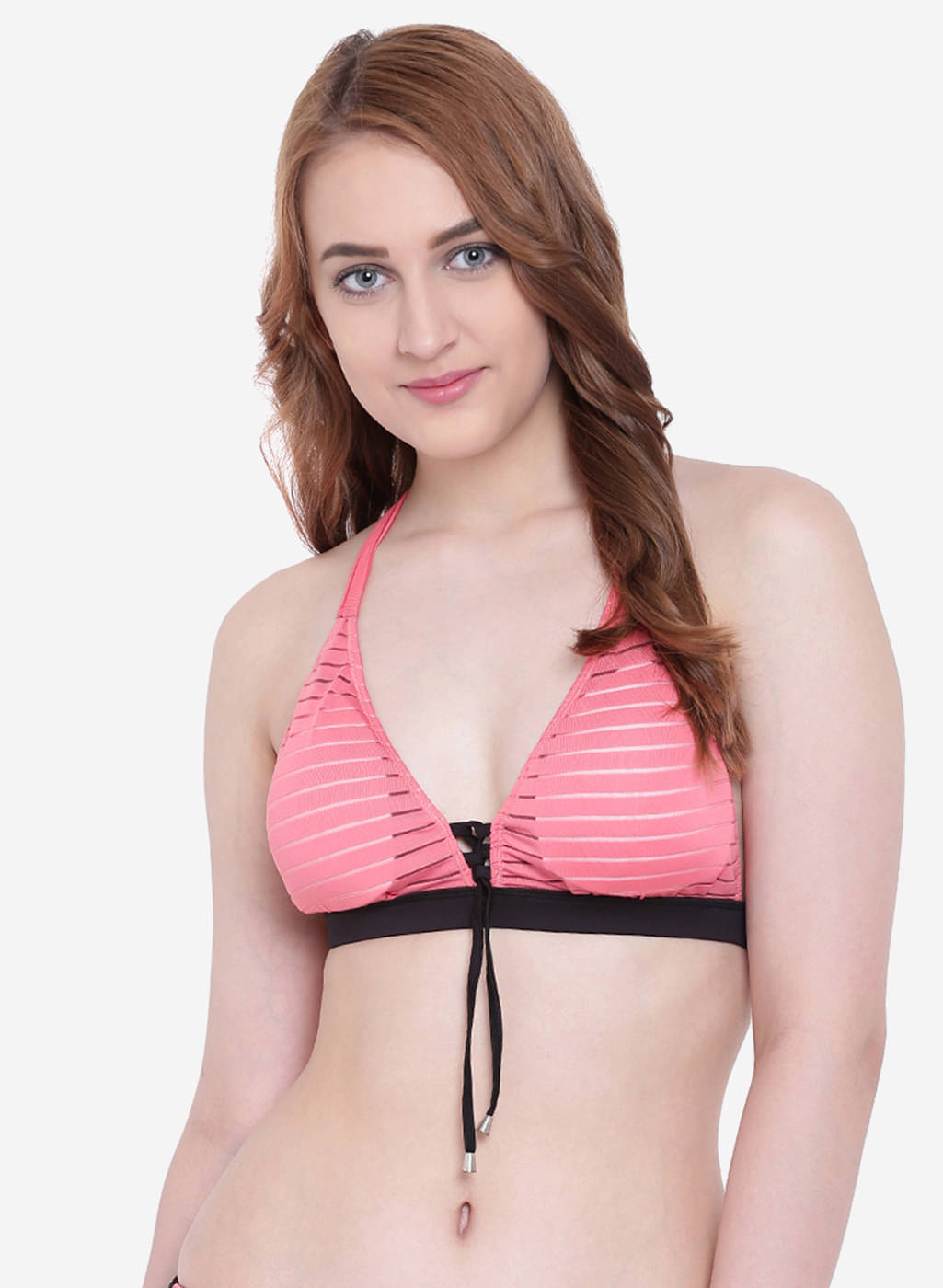 La Intimo Pack of 1 Polyester Lightly Padded Bralette Bra For Women ( Coral ) La Intimo Pack of 1 Polyester Lightly Padded Bralette Bra For Women ( Coral )
