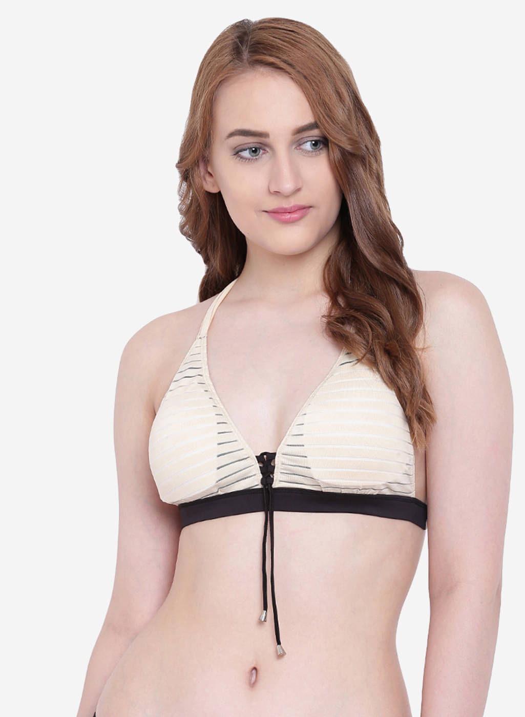     			La Intimo Pack of 1 Polyester Lightly Padded Bralette Bra For Women ( Tan )