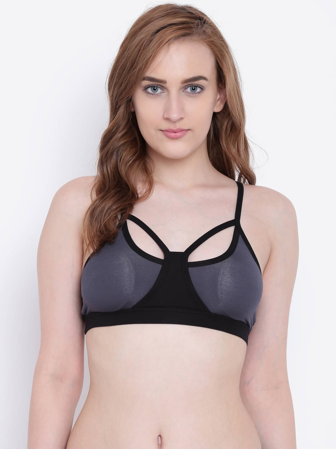 La Intimo Pack of 1 Modal Lightly Padded Bralette Bra For Women ( Dark Grey ) La Intimo Pack of 1 Modal Lightly Padded Bralette Bra For Women ( Dark Grey )
