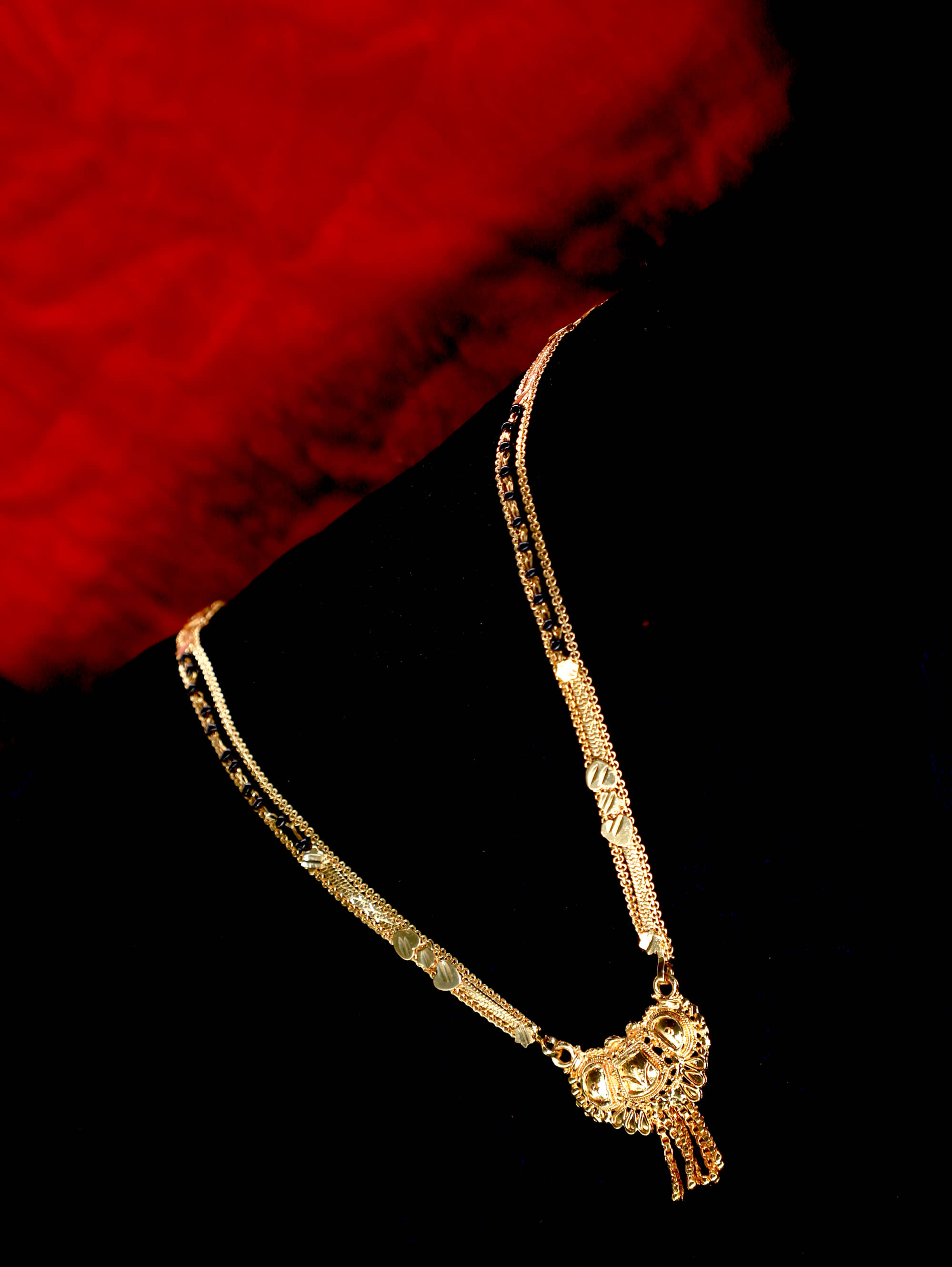 MANTRA ORNA Golden Mangalsutra ( Pack of 1 )