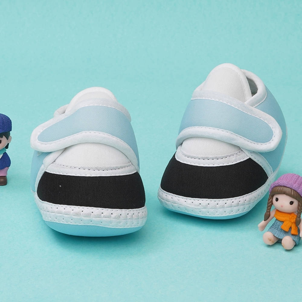     			Neska Moda - Blue Booties For Baby Boy & Baby Girl 6-12 Months ( Pack of 1 )