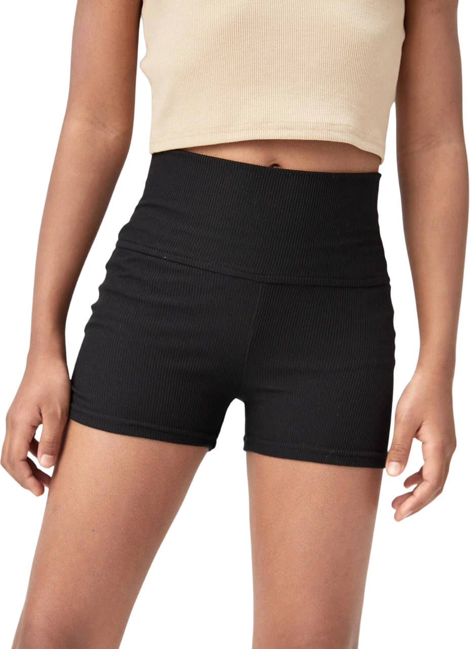     			Redamancii Cotton Lycra Hot Pants - Black