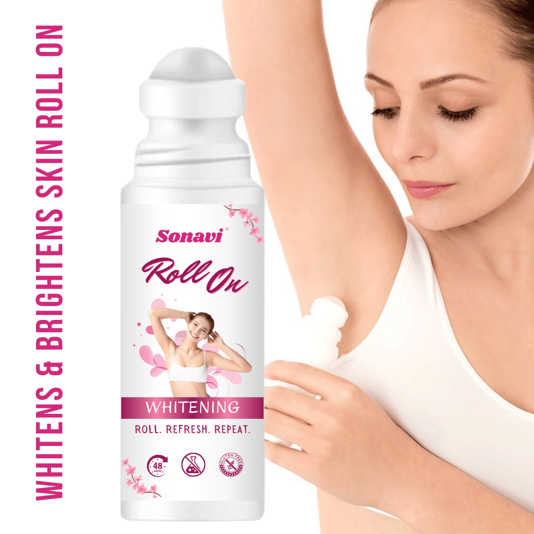     			Roll On For Skin Whitens & Brightens | UnderArm Roll On Natural deodorant Roll On Removes Tanning & Dead Skin