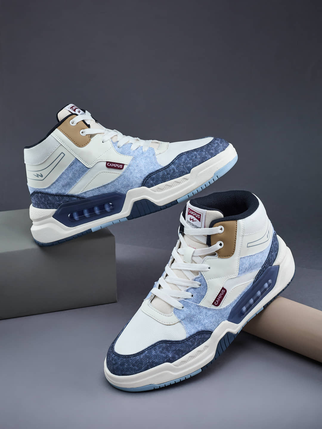 Campus DARRELL Off White Men's Sneakers - Casual Shoes | Buy online on ZillyBuy