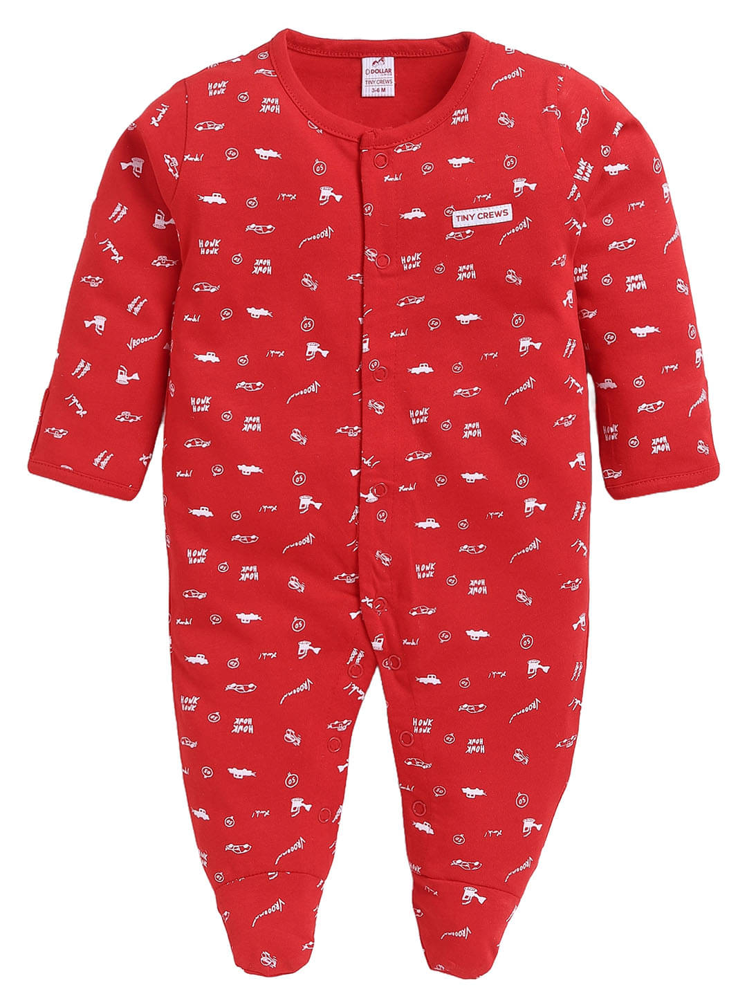     			Dollar Pack of 1 Unisex for Baby Cotton Blend Rompers ( Multicolor )