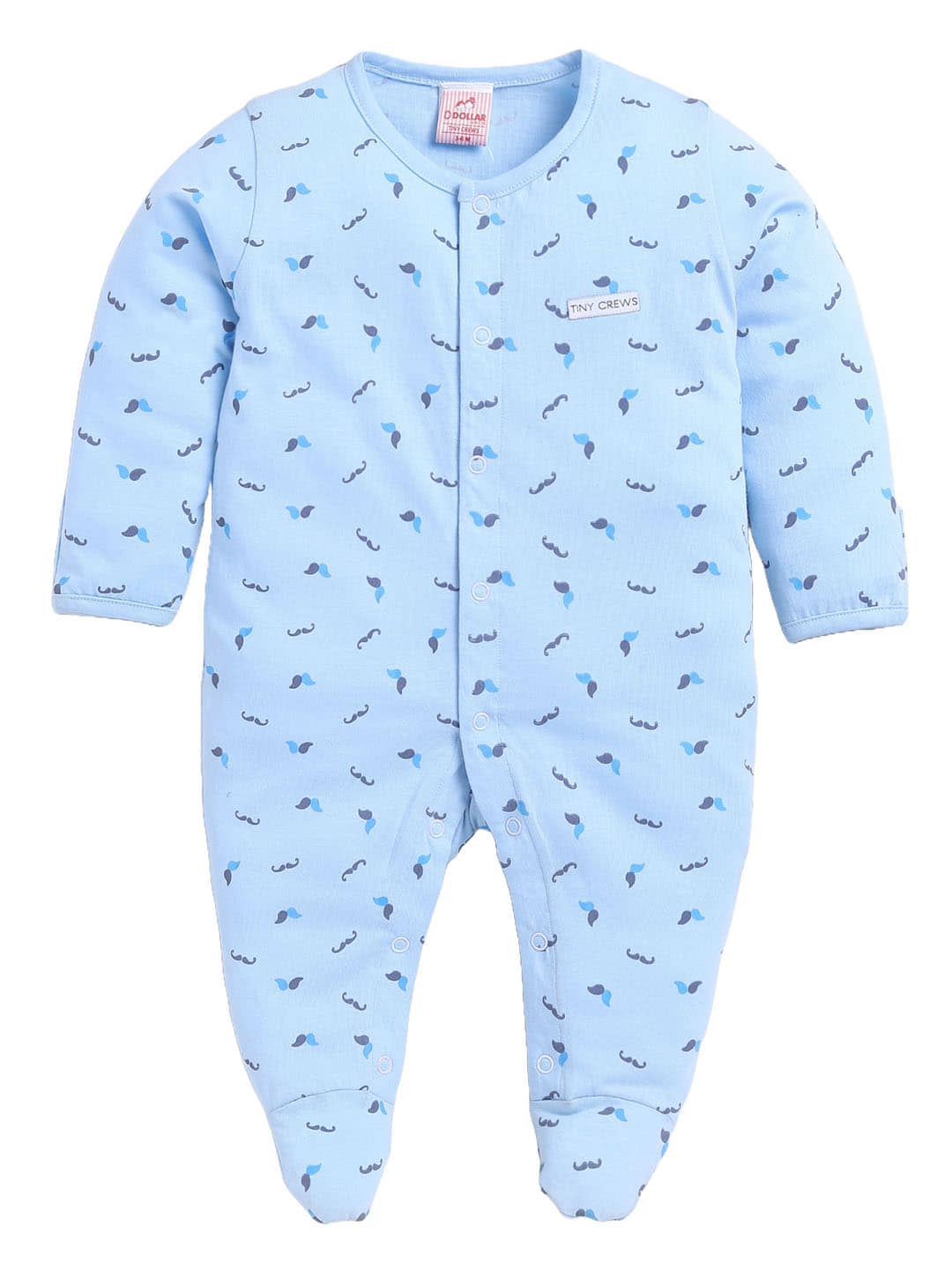 Dollar Pack of 1 Unisex for Baby Cotton Blend Rompers ( Multicolor )