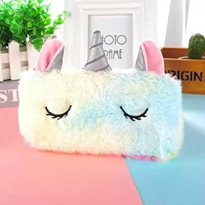 Freedy Unicorn Unicorn Art Canvas Pencil Box (Set of 1, Multicolor) Freedy Unicorn Unicorn Art Canvas Pencil Box (Set of 1, Multicolor)
