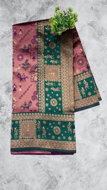 ISARA Art Silk Solid Banarasi saree With Unstitched Blouse Piece ( Magenta ) ISARA Art Silk Solid Banarasi saree With Unstitched Blouse Piece ( Magenta )
