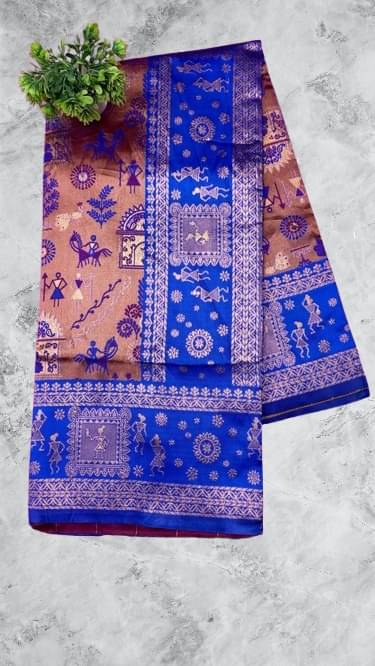     			ISARA Art Silk Solid Banarasi saree With Unstitched Blouse Piece ( Wine )