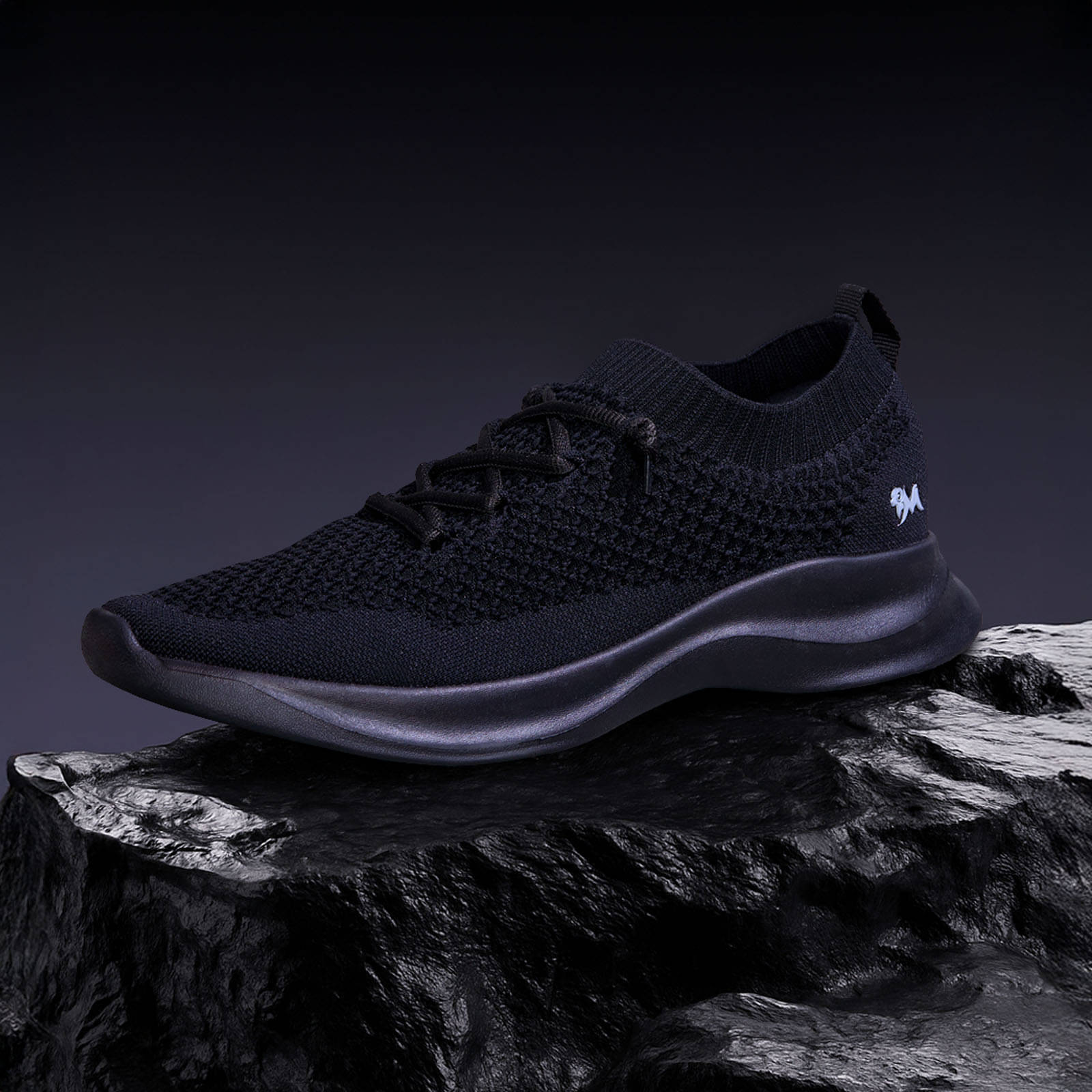     			Neemans Black Women's Sneakers