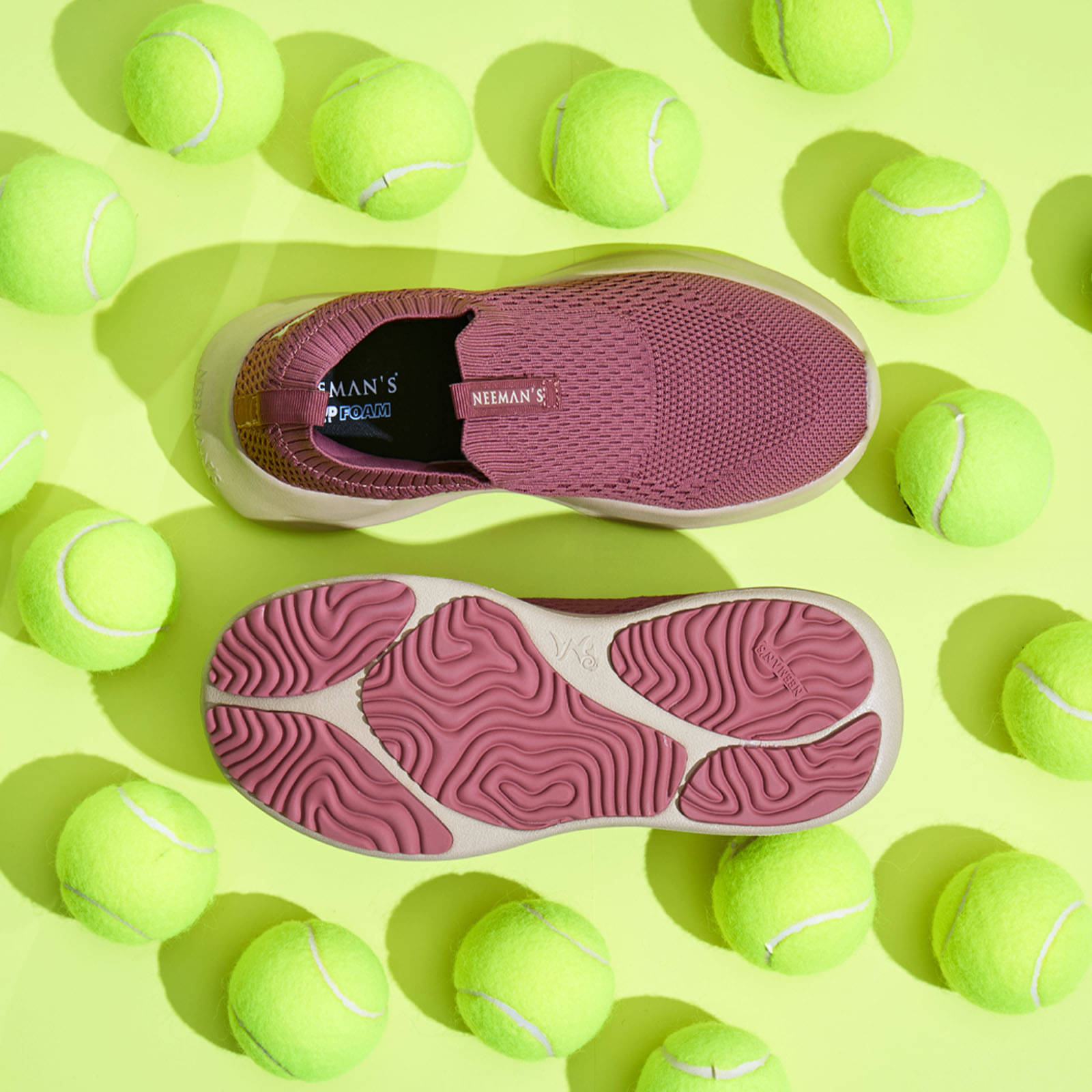     			Neemans Pink Women's Slip On