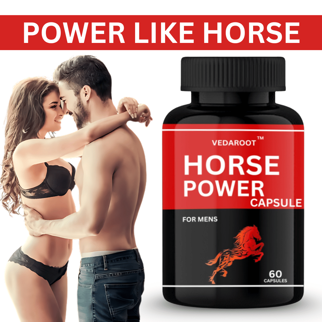     			Pure Natural & Herbal Horse Power Gold Capsules - 60 Capsules, 500MG - Natural Energy Booster