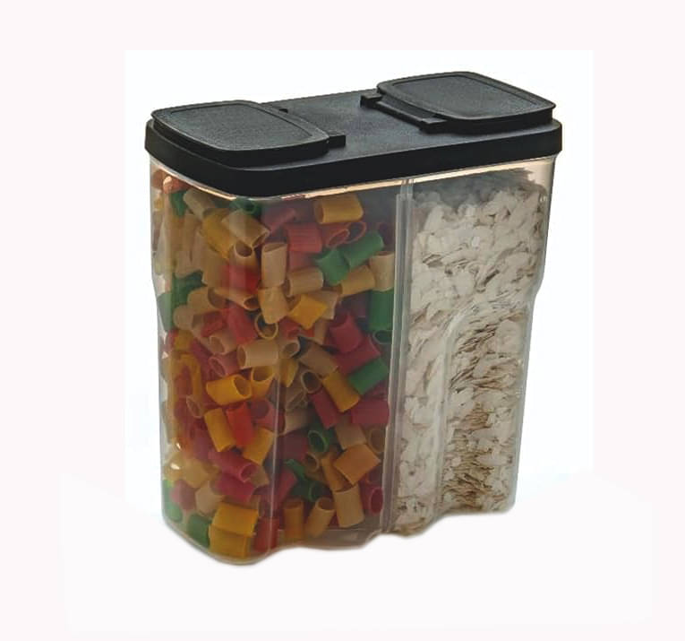     			Swaraa Kitchenware Plastic Black Food Container ( set of 1 )