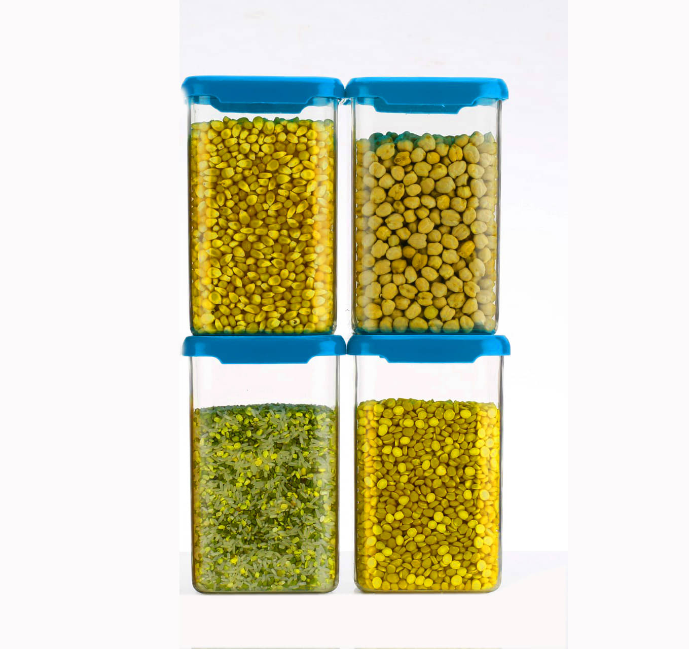 Swaraa Kitchenware Plastic Navy Blue Multi-Purpose Container ( set of 4 ) Swaraa Kitchenware Plastic Navy Blue Multi-Purpose Container ( set of 4 )