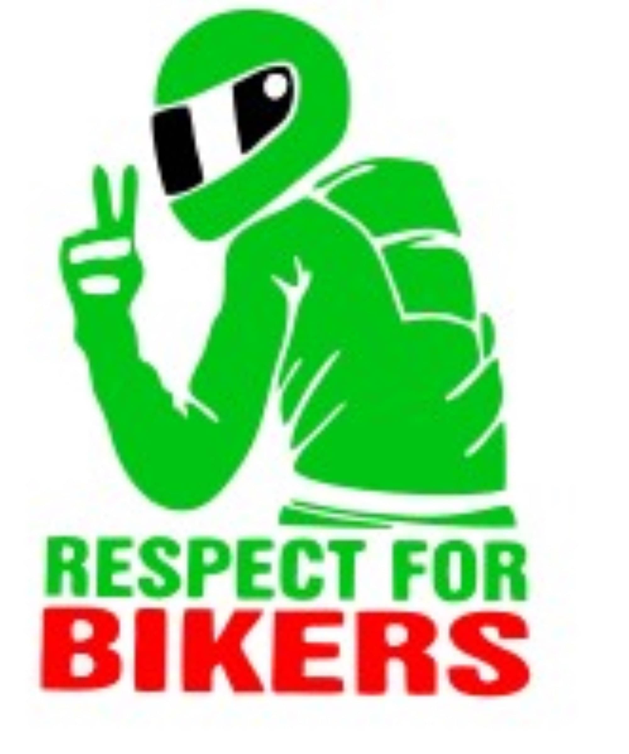 USTAAD Art Radium/Viny Respect for Bikers Sticker for Bike/Car (Size L 6 inch x W 4.3 inch) (Pack of 1) USTAAD Art Radium/Viny Respect for Bikers Sticker for Bike/Car (Size L 6 inch x W 4.3 inch) (Pack of 1)