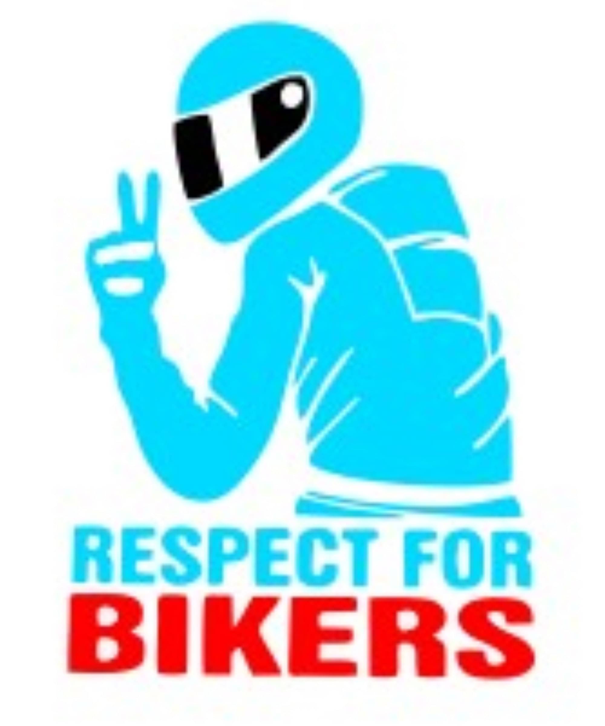 USTAAD Art Radium/Viny Respect for Bikers Sticker for Bike/Car (Size L 6 inch x W 4.3 inch) (Pack of 2) USTAAD Art Radium/Viny Respect for Bikers Sticker for Bike/Car (Size L 6 inch x W 4.3 inch) (Pack of 2)