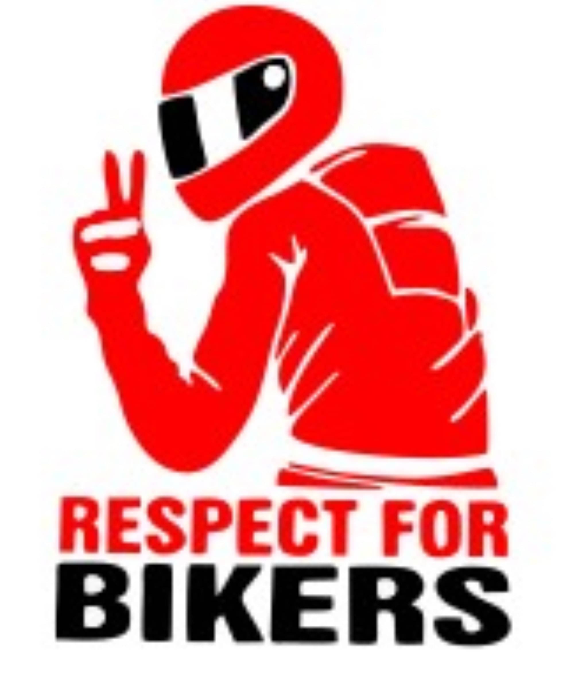 USTAAD Art Radium/Vinyl Respect for BikersSticker for Bike/Car (Size L 5.3 inch x W 3.7 inch) (Pack of 2) USTAAD Art Radium/Vinyl Respect for BikersSticker for Bike/Car (Size L 5.3 inch x W 3.7 inch) (Pack of 2)
