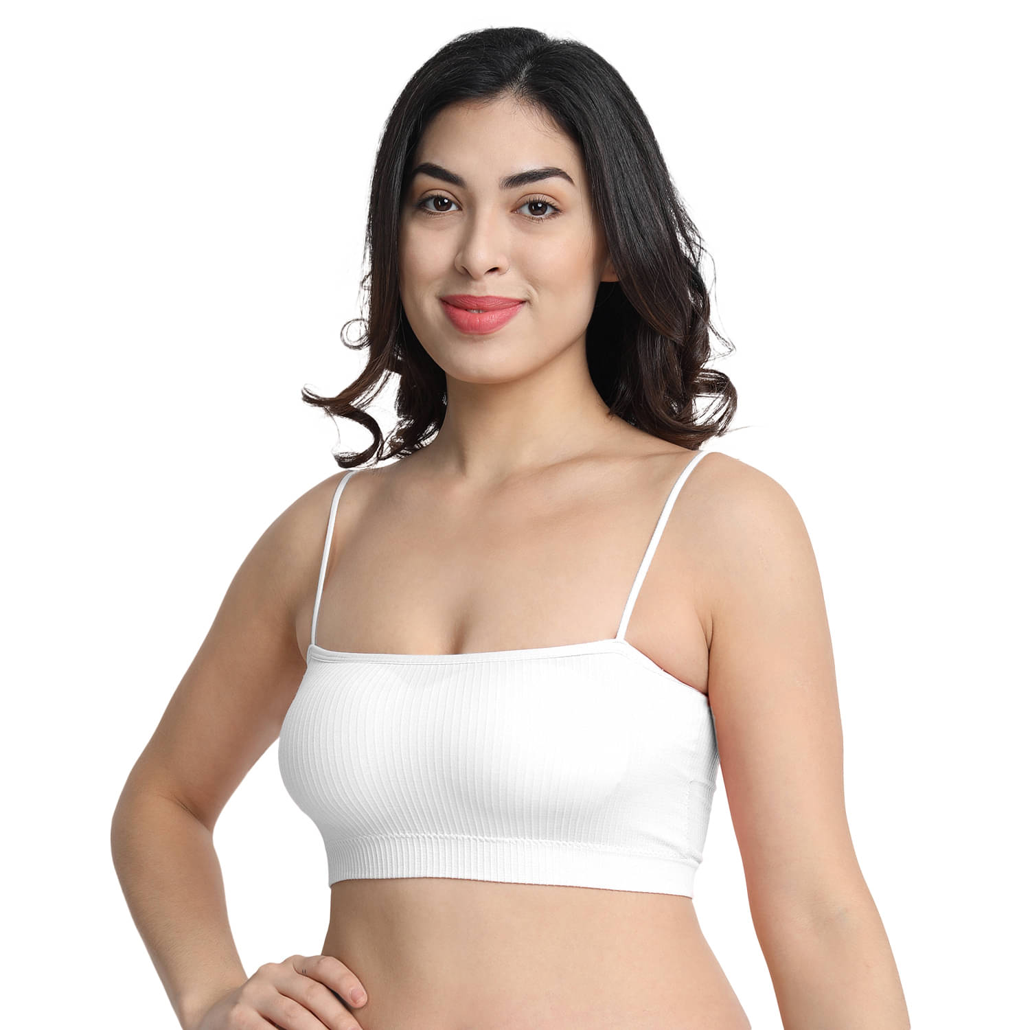     			3Mads Pack of 1 Cotton Lightly Padded Everyday Bra For Women ( White )