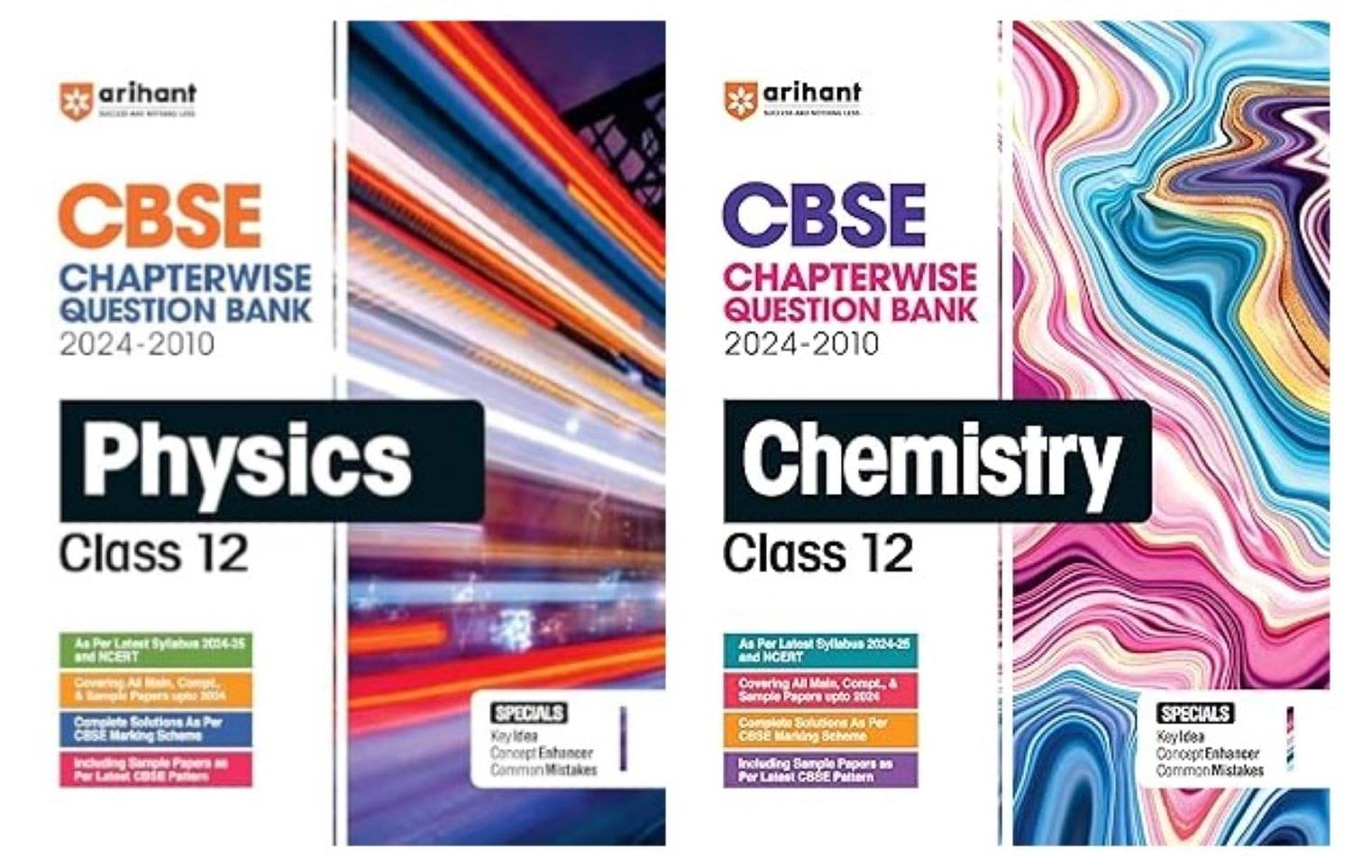 Arihant 2025-26 CBSE Chapterwise Question Bank | Physics & Chemistry | (2024-2010) With Solutions For Chemistry Class 12th Arihant 2025-26 CBSE Chapterwise Question Bank | Physics & Chemistry | (2024-2010) With Solutions For Chemistry Class 12th