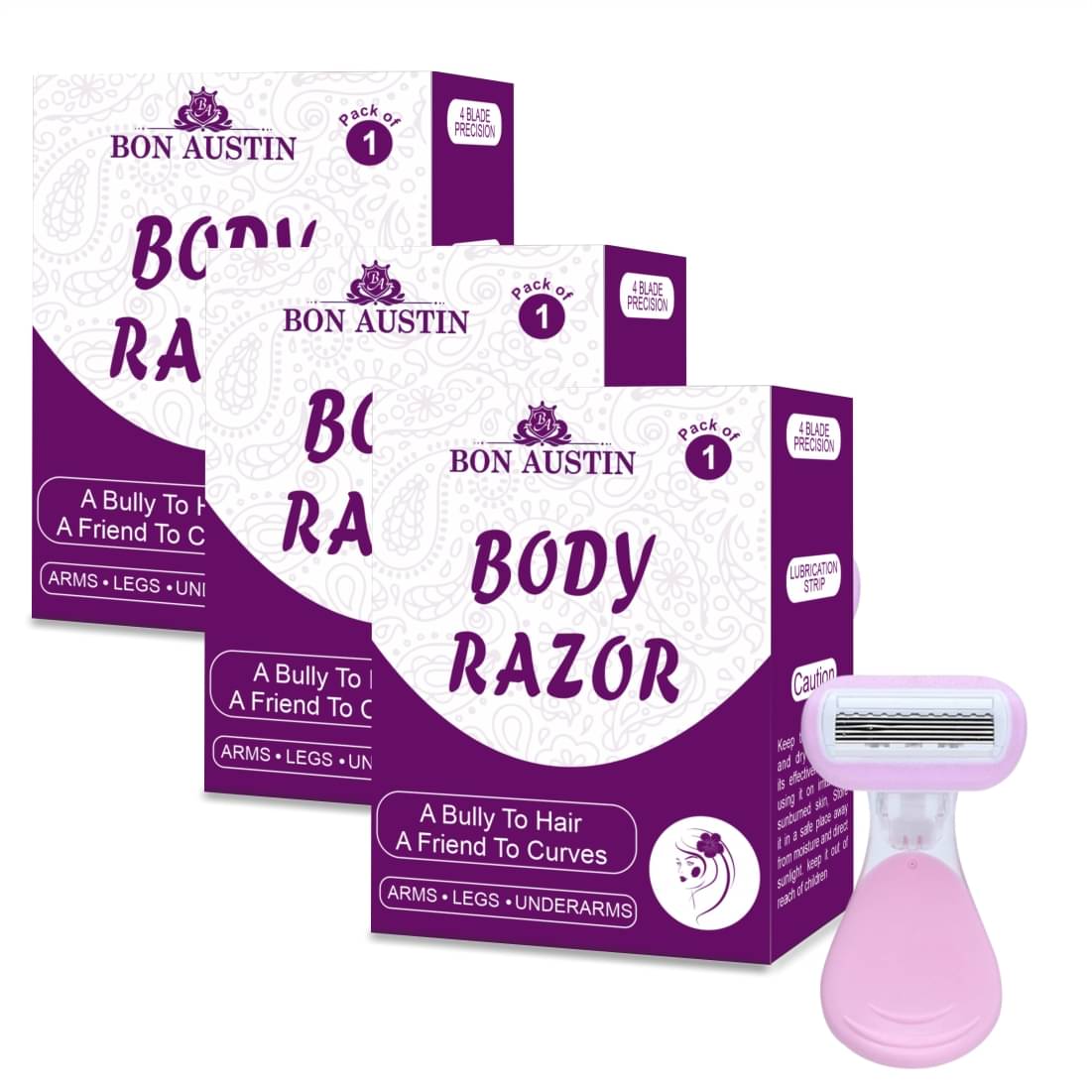 Bon Austin Disposable Razor ( Pack of 4 ) Bon Austin Disposable Razor ( Pack of 4 )