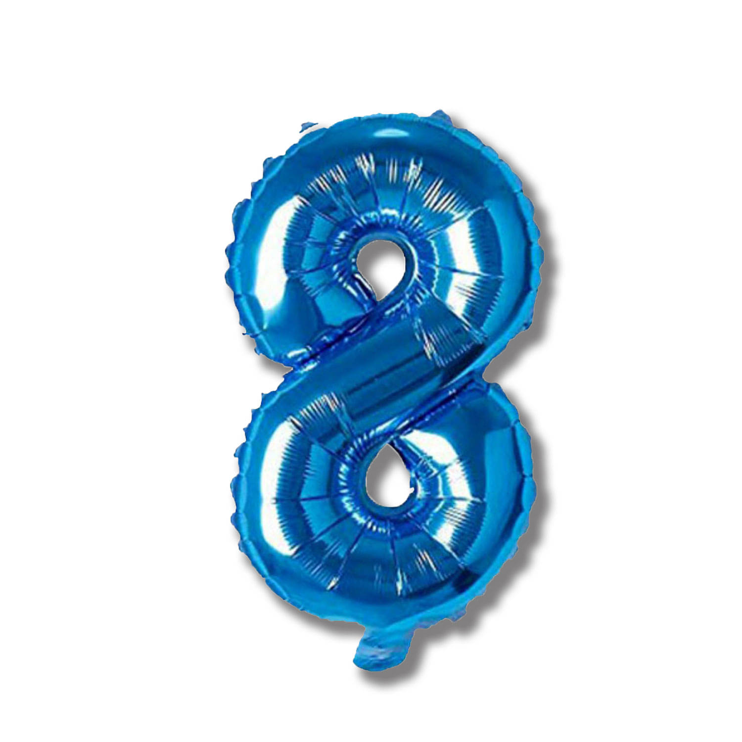     			Bubble Bells 32" Blue Number 8 Foil Balloon | Big Helium Balloon for Birthday, Party, Anniversary | Decoration for Kids, Boys, Girls, Adults