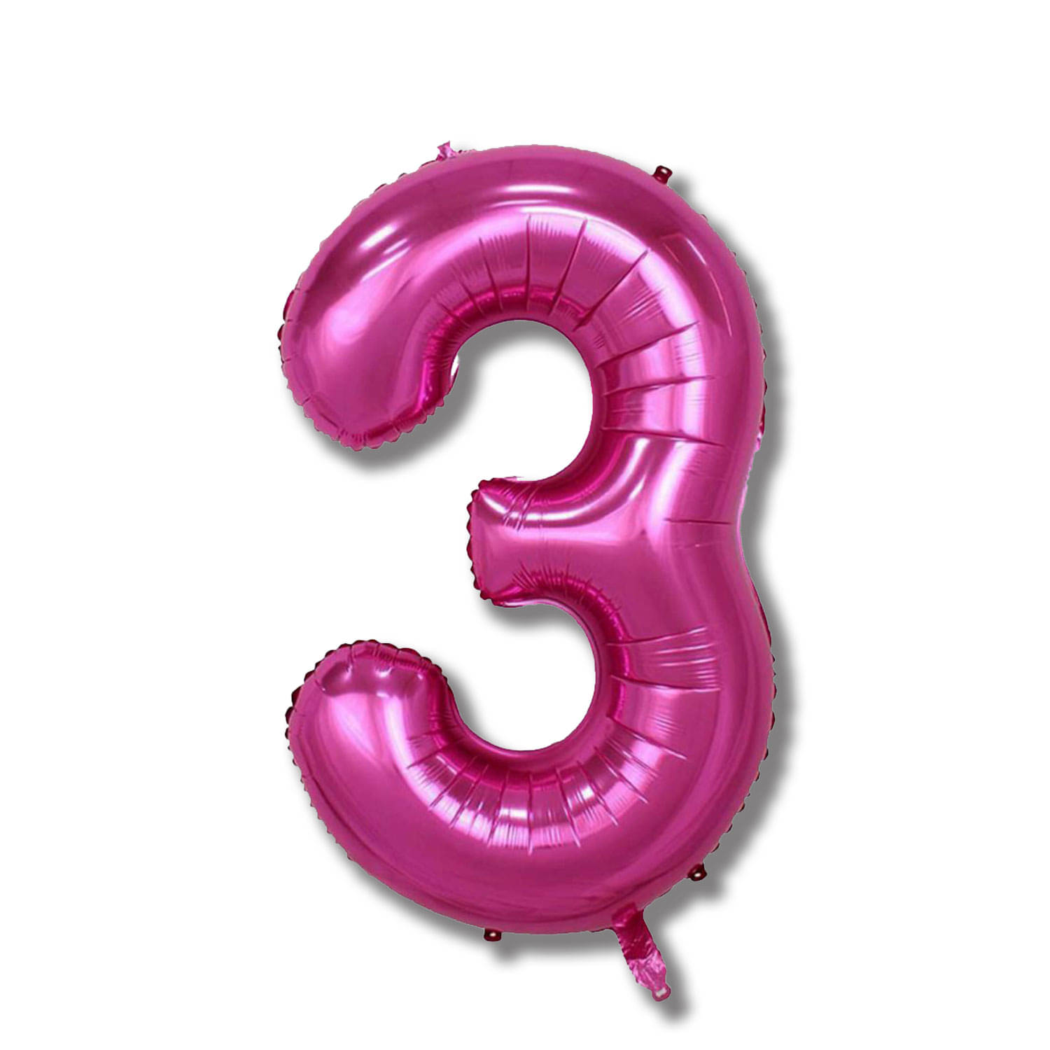 Bubble Bells Pink Number 3 Balloon (32 Inch) | Large Foil Helium Balloon for Birthday Party, Wall, Office & Event Decorations Bubble Bells Pink Number 3 Balloon (32 Inch) | Large Foil Helium Balloon for Birthday Party, Wall, Office & Event Decorations