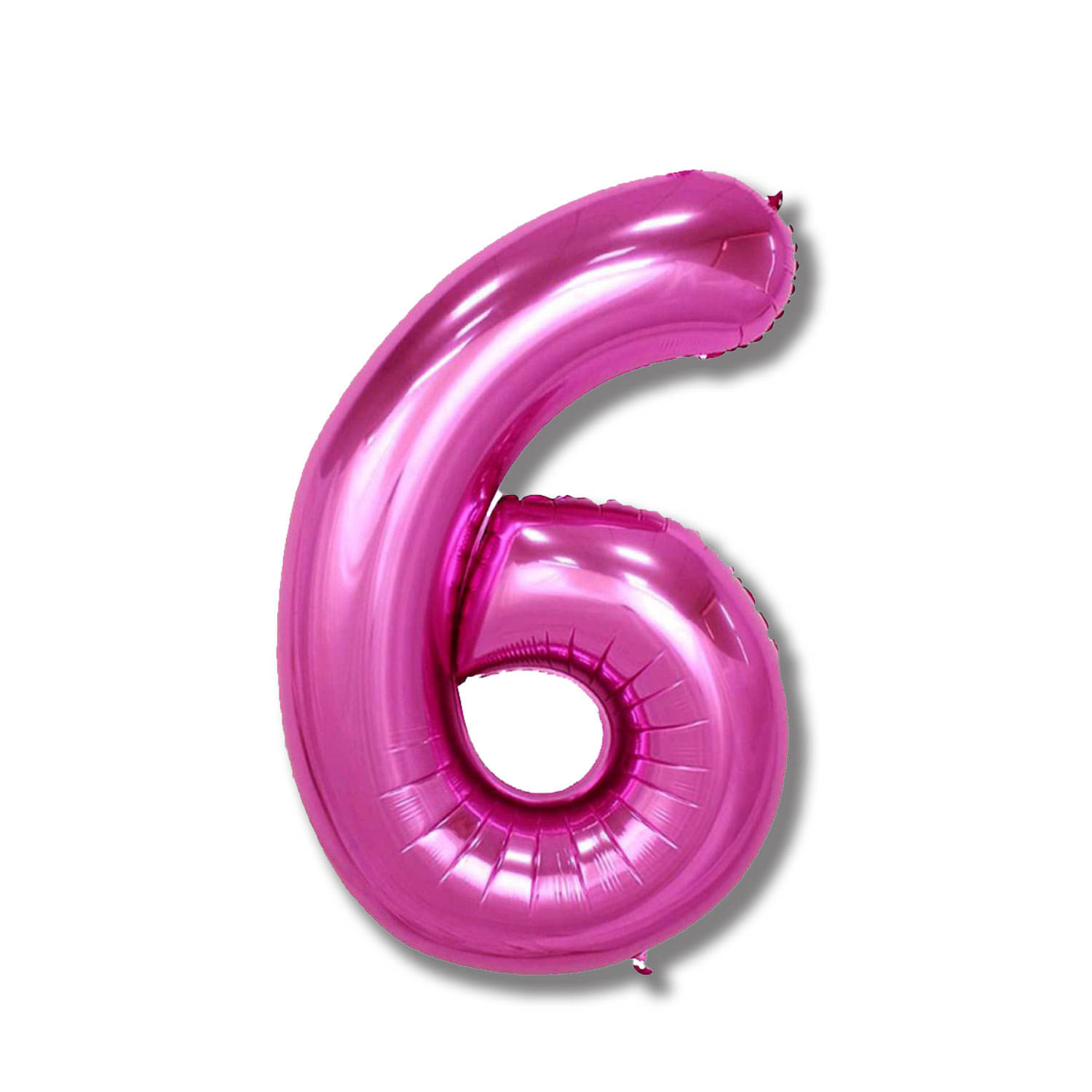 Bubble Bells Pink Number 6 Balloon (32 Inch) | Large Foil Helium Balloon for Birthday Party, Wall, Office & Event Decorations Bubble Bells Pink Number 6 Balloon (32 Inch) | Large Foil Helium Balloon for Birthday Party, Wall, Office & Event Decorations