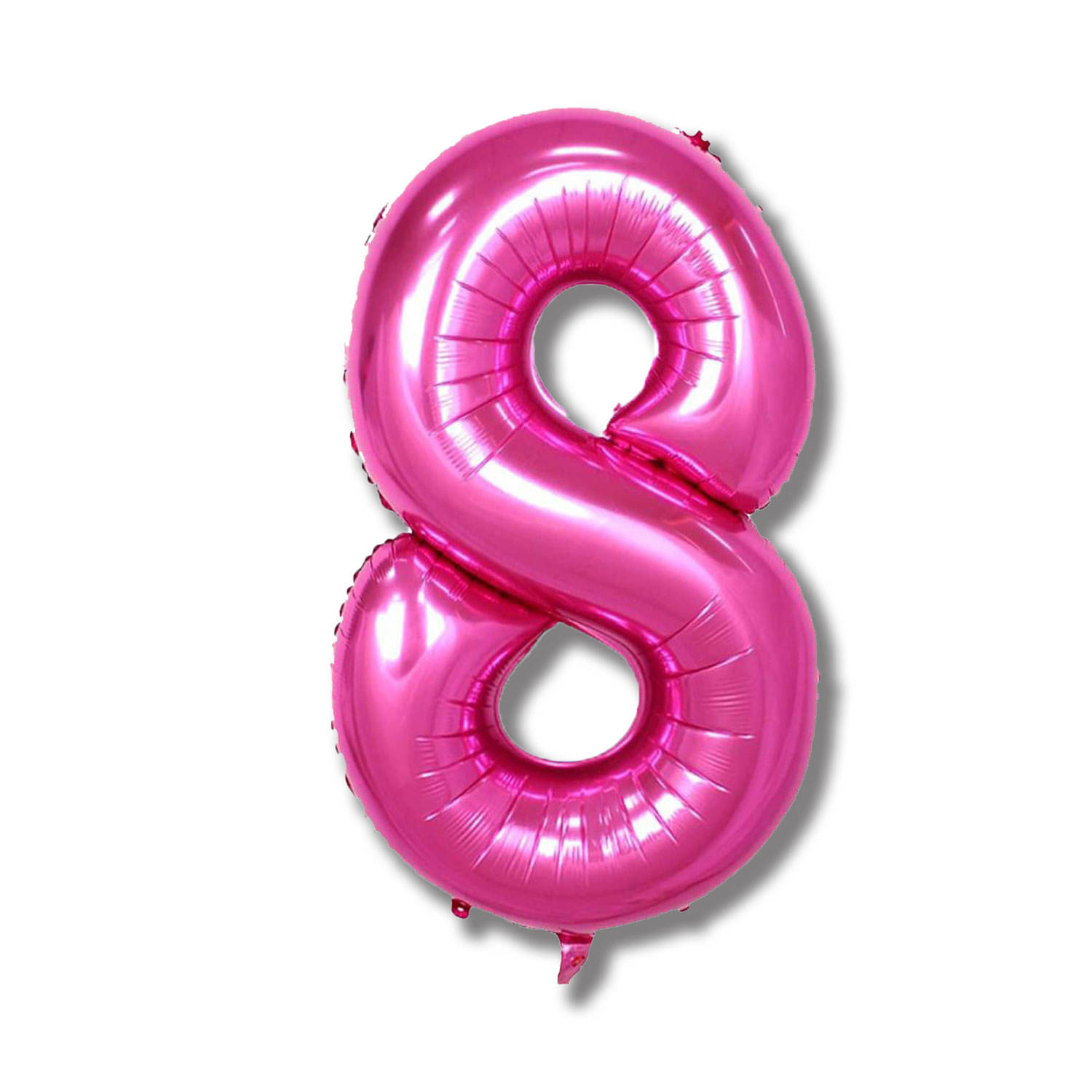 Bubble Bells Pink Number 8 Balloon (32 Inch) | Large Foil Helium Balloon for Birthday Party, Wall, Office & Event Decorations Bubble Bells Pink Number 8 Balloon (32 Inch) | Large Foil Helium Balloon for Birthday Party, Wall, Office & Event Decorations
