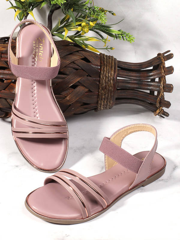     			DIPYO Peach Women's Flats