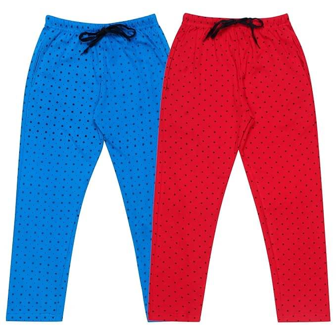     			Diaz Pack of 2 Girls Cotton Pants ( Multicolor )