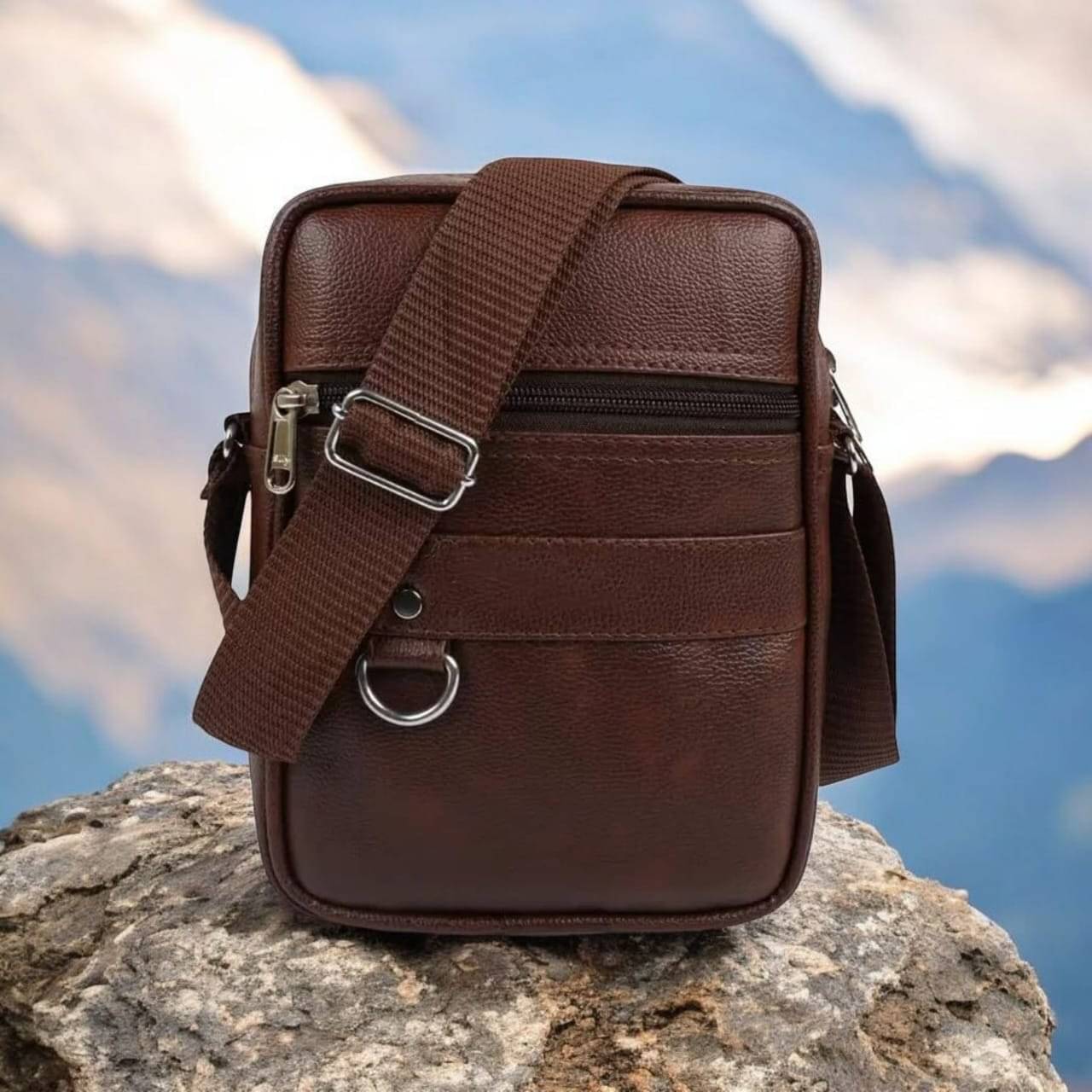     			Dogger Tan Solid Messenger Bag