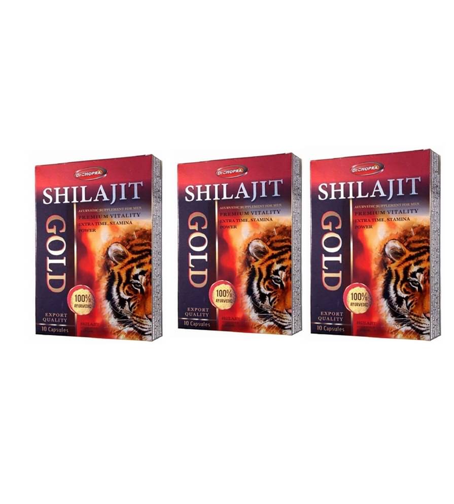     			Shilajit Gold Capsules|100% Ayurvedic | Pure & Natural Shilajeet| Boost Immunity,Night Stamina