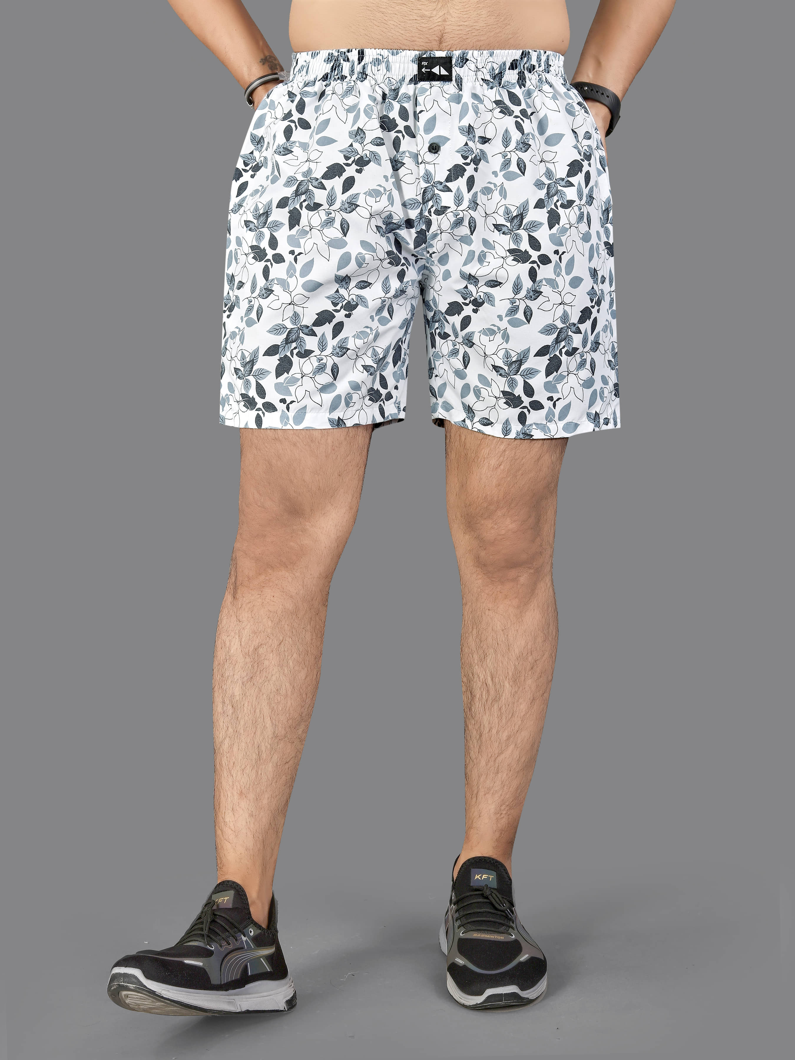FTX Pack of 1 Cotton Blend Boxers For Men's ( Multi )