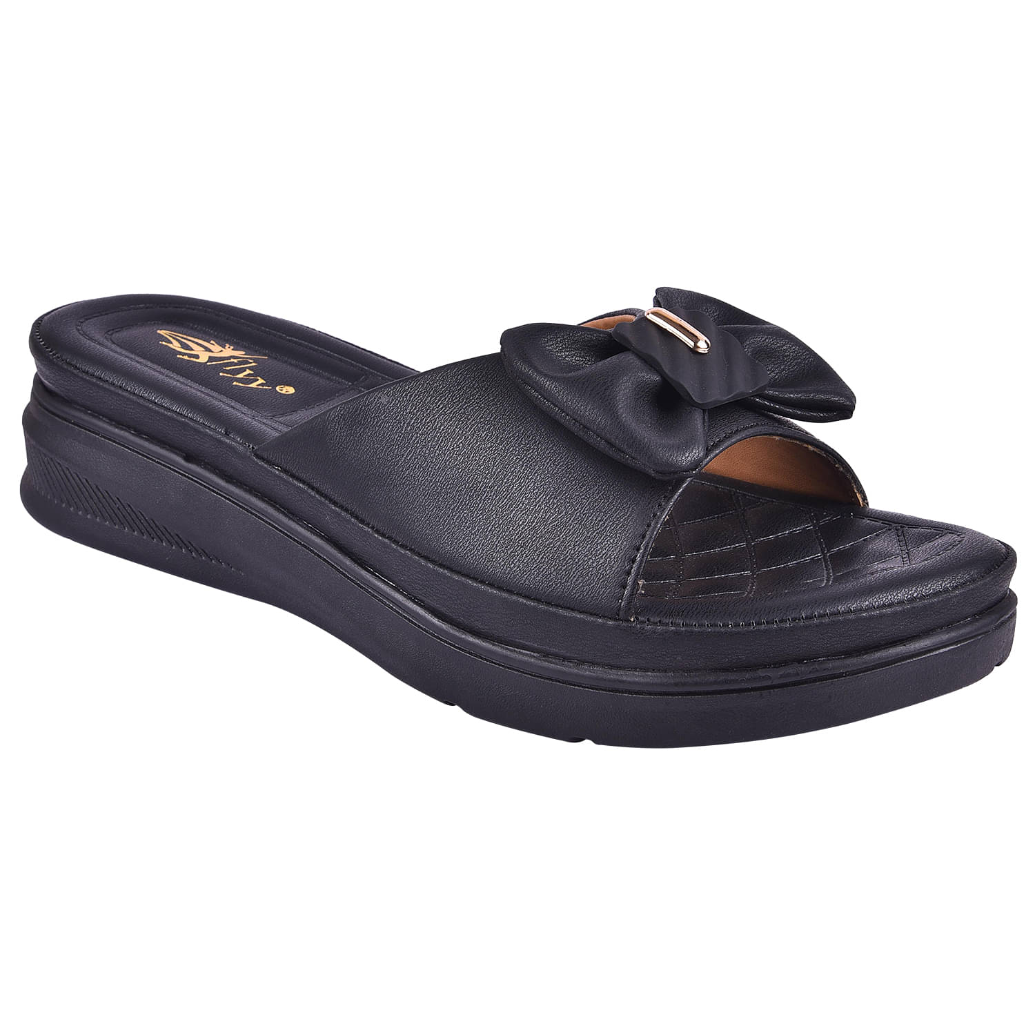     			Flyy Black Women's Flats