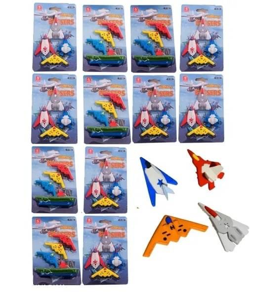 Freedy 12-Set Random designer Military Shape Eraser Birthday Return Gift Set/Rakhi Gift Non-Toxic Eraser  (Set of 1, Multicolor)     			Freedy 12-Set Random designer Military Shape Eraser Birthday Return Gift Set/Rakhi Gift Non-Toxic Eraser  (Set of 1, Multicolor)