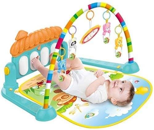 Freedy Baby Play Gym Mat And Play Piano for Kids 0-2 Years Lights & Music Activity Toys  (Multicolor)     			Freedy Baby Play Gym Mat And Play Piano for Kids 0-2 Years Lights & Music Activity Toys  (Multicolor)