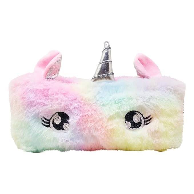     			Freedy Unicorn Pouch Pencil Case for Kids Student for Store Pen Pencil Eraser Storage Bag for Make up and Stationery Unicorn Pencil Cases Pouch Stationery Pouch Kit Art Canvas Pencil Box  (Set of 1, Multicolor)