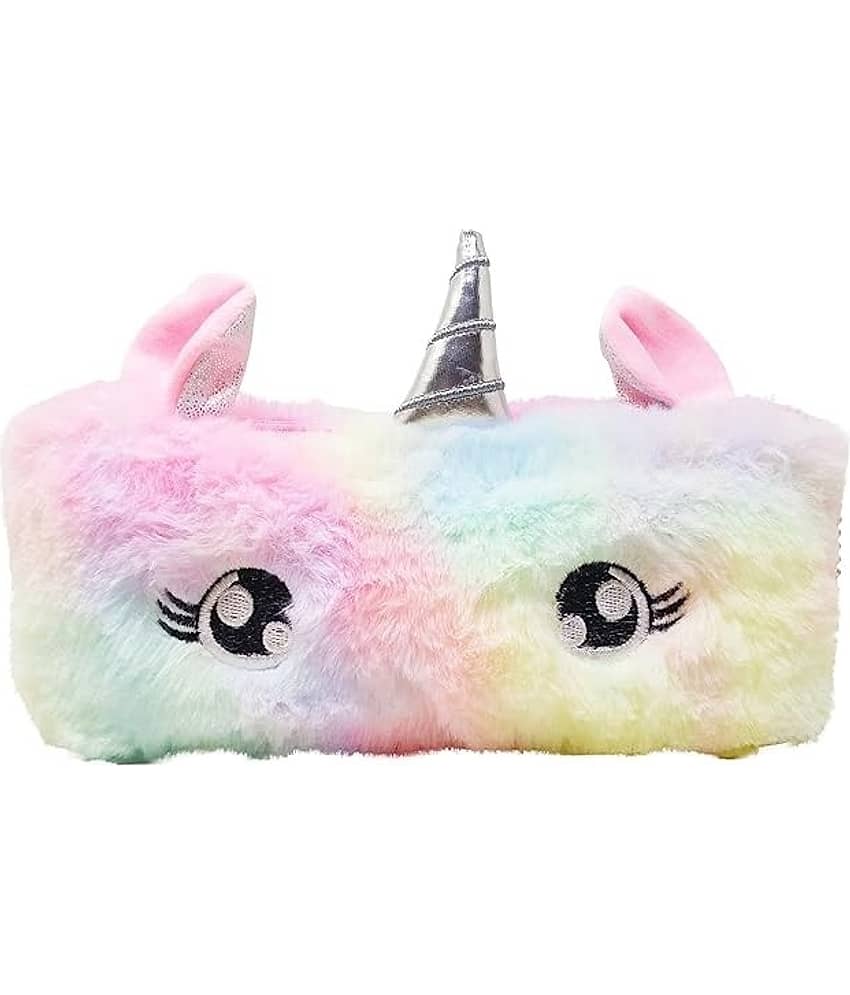 Freedy Unicorn Pouch Pencil Case for Kids Student for Store Pen Pencil Eraser Storage Bag for Make up and Stationery Unicorn Pencil Cases Pouch Stationery Pouch Kit Art Canvas Pencil Box (Set of 1, Multicolor) - Stationery | Buy online on ZillyBuy