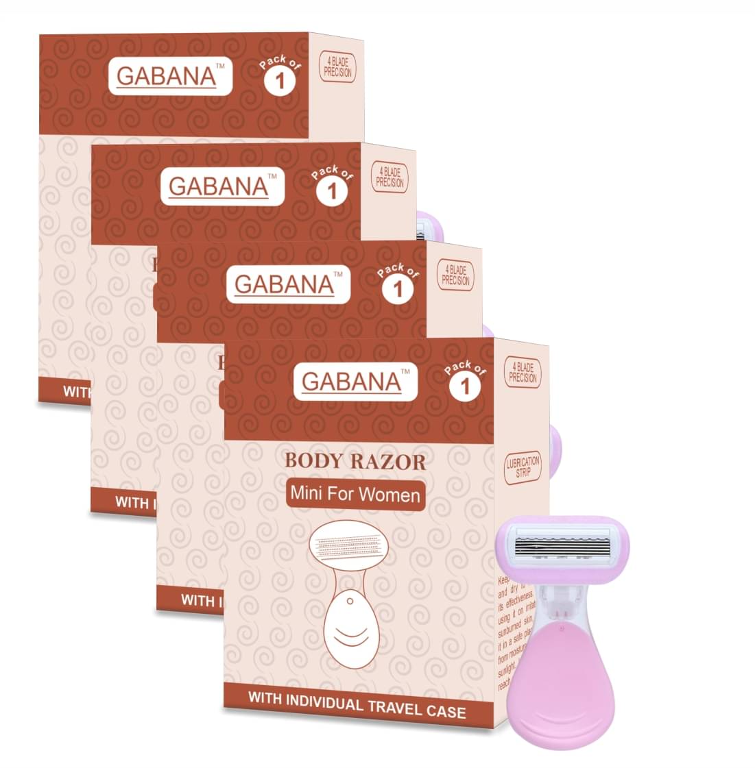     			GABANA Disposable Razor ( Pack of 4 )