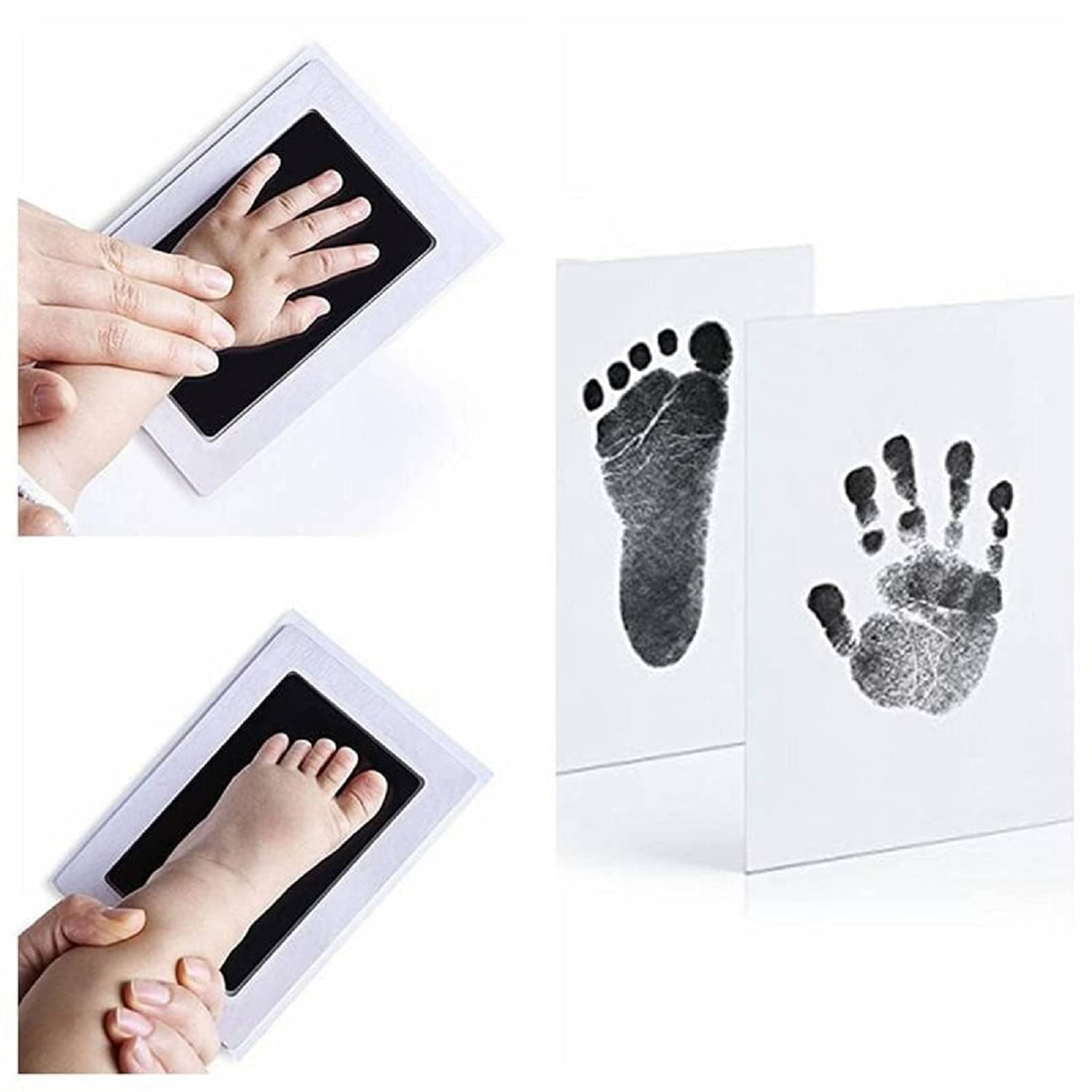    			Inkless Hand and Footprint Kit Ink Pad for Baby Hand and Footprints