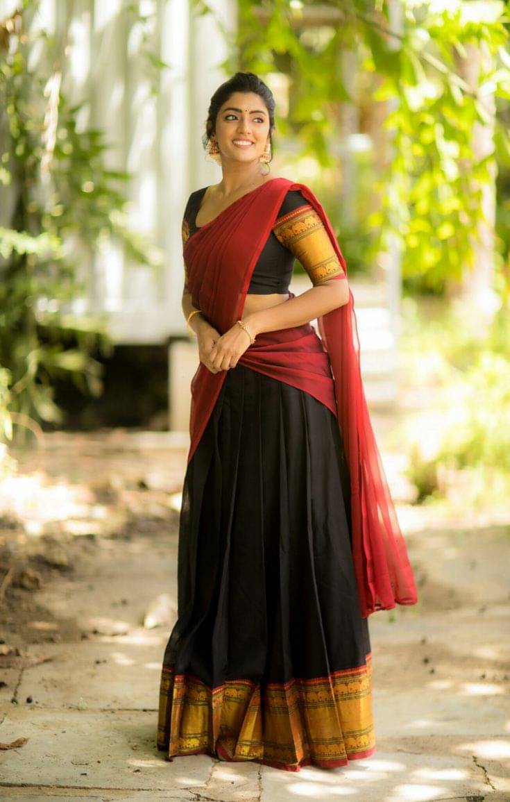     			JULEE Art Silk Solid Paithani Sarees With Unstitched Blouse Piece ( Black )