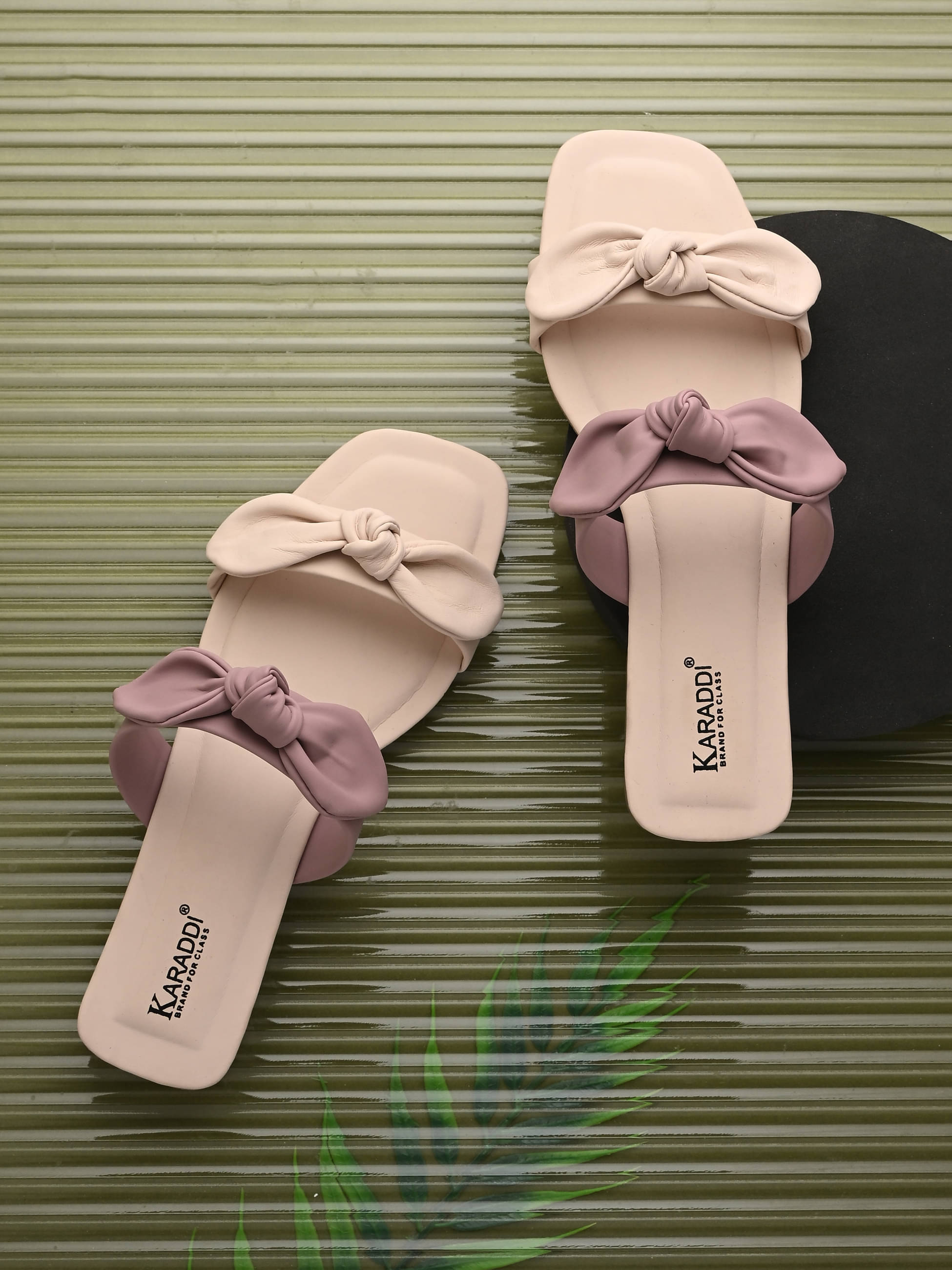     			KARADDI Purple Women's Flats