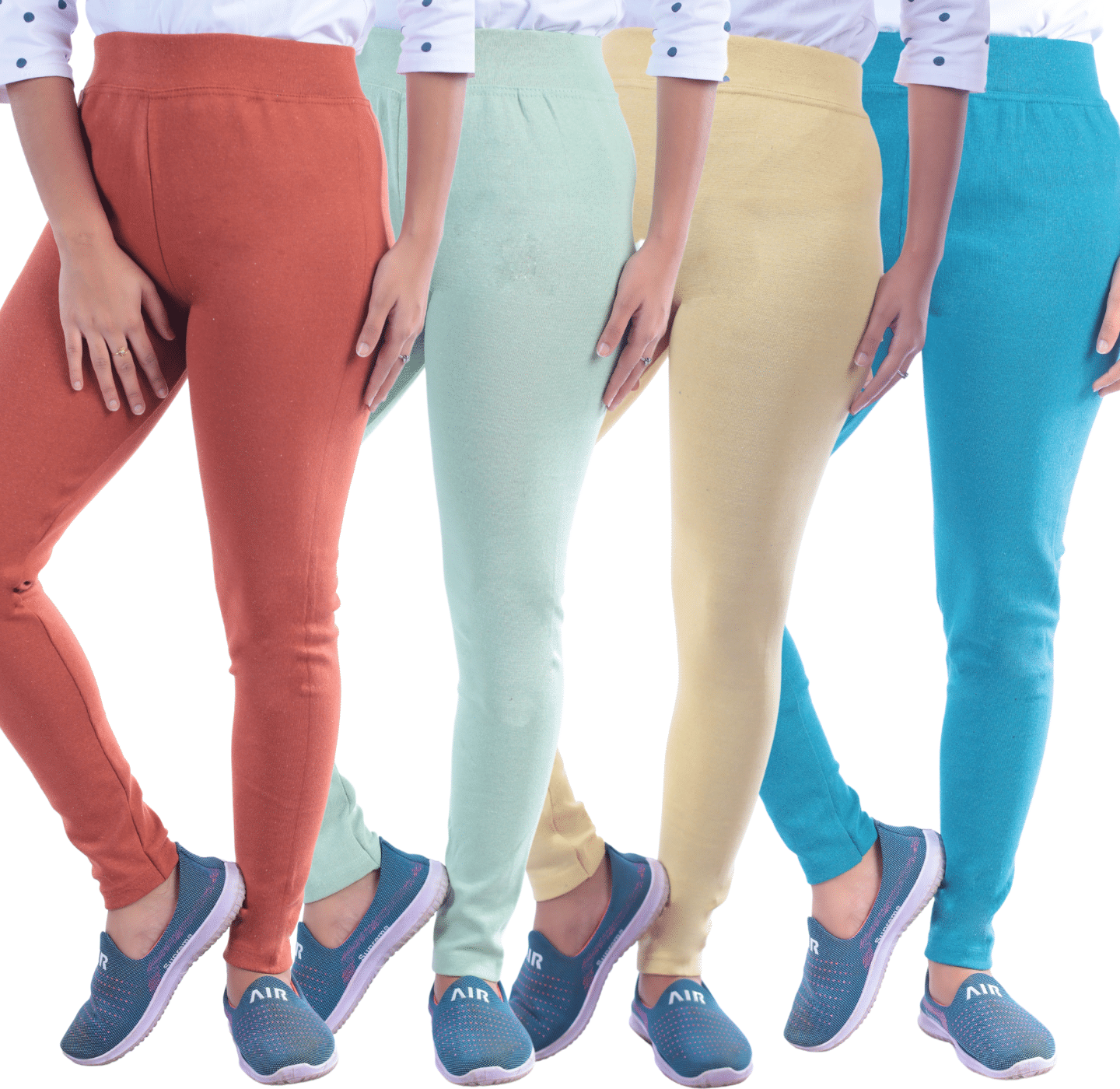     			KARARO Women Cotton Blend Skinny Fit Jegging